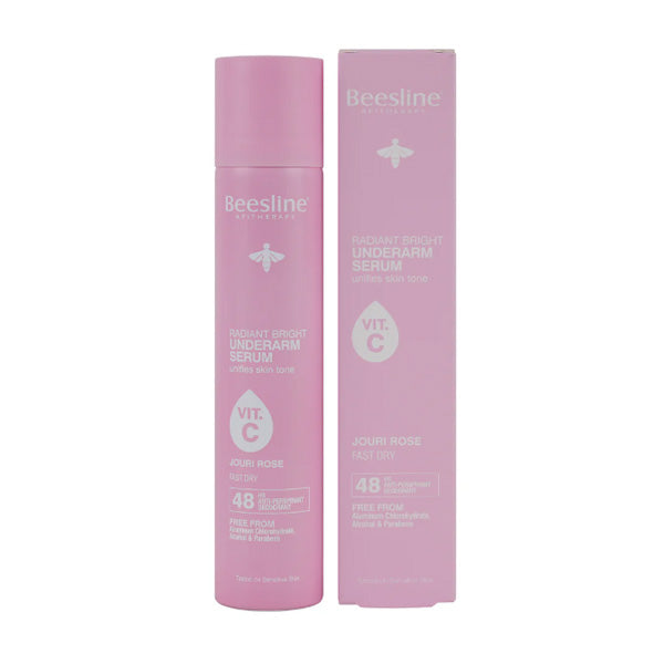 Beesline Radiant Bright Underarm Serum Jouri Rose 48hr 150ml