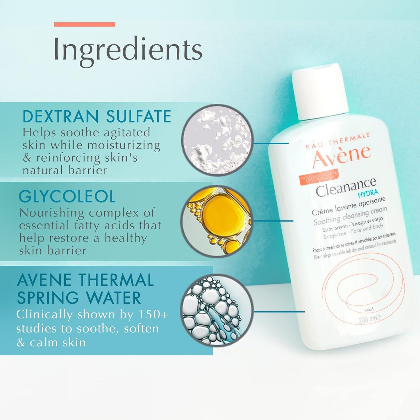 Avene Cleanance Hydra Cleanser Cream 200Ml