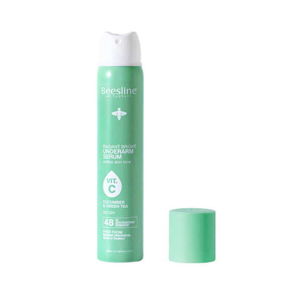 Beesline Radiant Bright Underarm Serum Cucumber & Green Tea 48hr 150ml