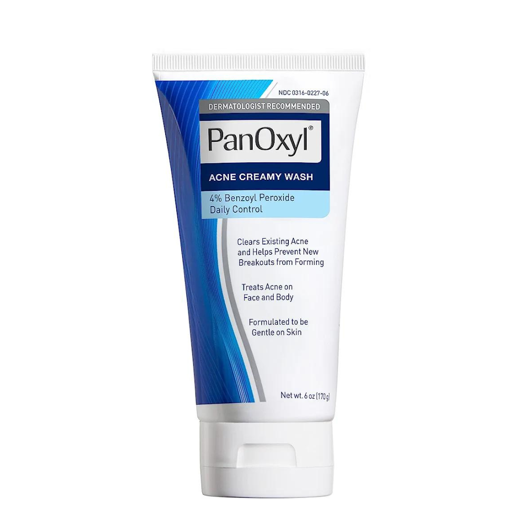 PanOxyl Antimicrobial Hydrating Acne Creamy Wash, 4% Benzoyl Peroxide