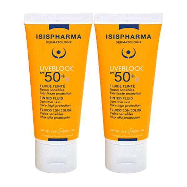 Isis Pharma Uveblock Tinted Fluid Spf50+ Duo Offer