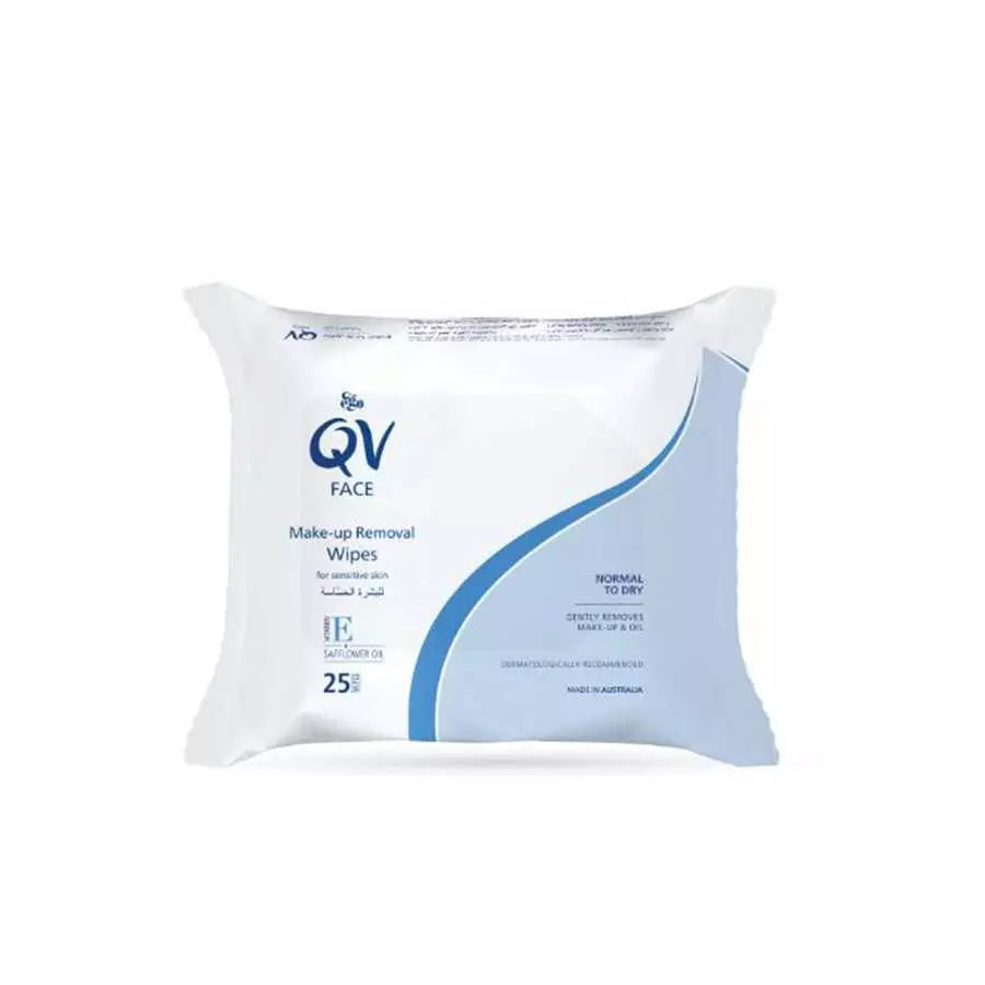 QV Face Make-Up Removal Wipes 25 Pieces