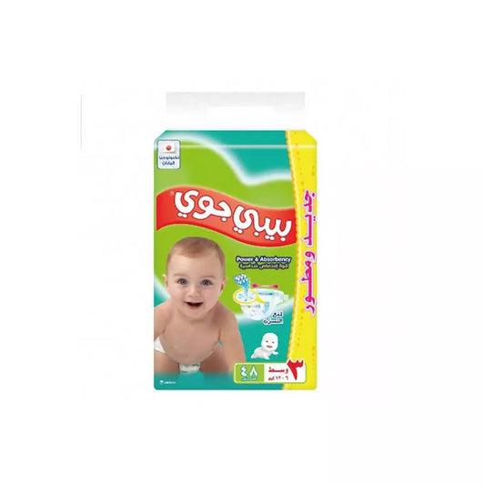 Baby Joy Stage 3 Medium (6 - 12 Kg), 48 Diapers