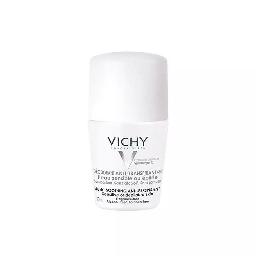 Vichy Anti Perspirant Sensitive Or Deplilated Skin Roll On Deodorant 50Ml